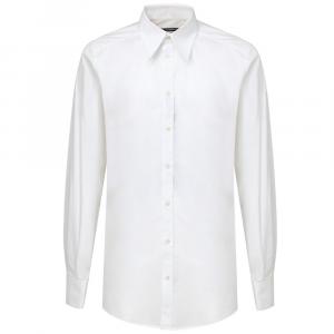 Белая хлопковая рубашка Dolce & Gabbana