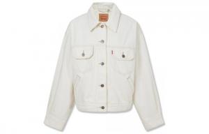 Levis Джинсовая куртка Levi’s женская белая, Ecru