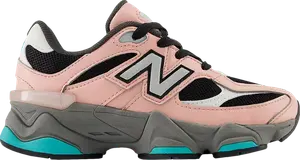 Кроссовки 9060 Little Kid 'Filament Pink Airyteal', розовый