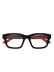 Очки Gucci Eyewear в прямоугольной оправе, зеленый