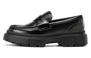 Лоферы женские черный Aokang