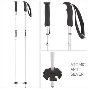 Atomic Алюминиевые лыжные палки 24-25, взрослые и детские двойные лыжные палки, палки для катания на лыжах и сноуборде, _amt_silver_ лыжные палки_aj50, 120см