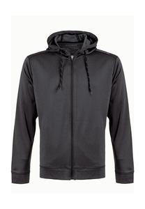 Куртка с капюшоном Dereff и изящным логотипом ENDURANCE, цвет 1111 Black Melange