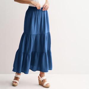 Женская юбка макси из двойного плетения Sonoma Goods For Life, синий