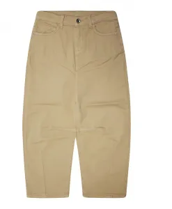 Джинсы-Баллон для стильного образа Liu Jo, коричневый