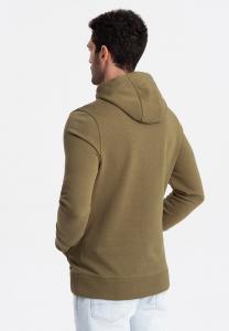 Толстовка с капюшоном KANGAROO Ombre, оливковый