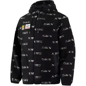 Мужская куртка Skx Classic Alliance Series с белой надписью на черном фоне с полным принтом -02RH Skechers