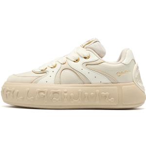 Palladium Дышащие низкие скейтерские туфли для увеличения роста женские хаки/светло-коричневые, цвет Khaki/Light Brown