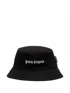 Детская панама с вышитым логотипом Palm Angels Palm Angels Kids, черный