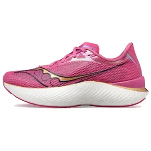 Saucony Endorphin Pro 3 Abrasion Resistant низкие кроссовки для бега женские Pink White