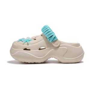 Клоги женские XMISTUO, 3091-12 белые [Мятное манго морская звезда]