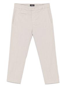 Брюки с узором в елочку DONDUP, серый