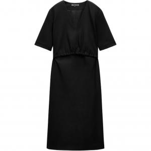 Футболка с коротким рукавом ZW Series черная ZARA