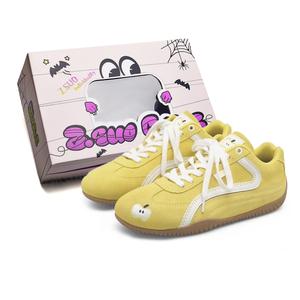 Сбалансированные устойчивые к истиранию легкие дышащие низкие кеды casual unisex Z.SUO, желтый