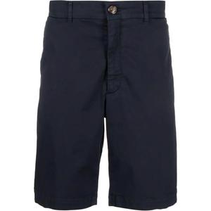 Бермуды Mid Rise Brunello Cucinelli, темно-синий