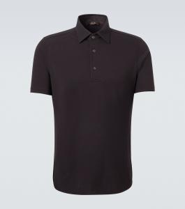 Хлопковая пике-поло Loro Piana, Vintage Brown