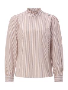 Rich & Royal Рубашка в светло-коричневом и белом цветах