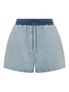 Хлопковые шорты MOSCHINO JEANS, синий