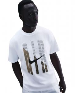 Мужская спортивная футболка Max90 с круглым вырезом Nike, White