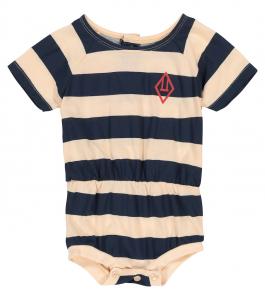 Боди из хлопка в полоску Baby Rabbit The Animals Observatory, Peachy Stripes