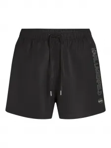 Плавки-шорты с логотипом Karl Lagerfeld, черный