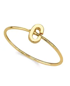 Кольцо с инициалами из 14-каратного золота 2028, c