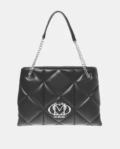 Сумка через плечо винного цвета с застежкой-молнией Love Moschino