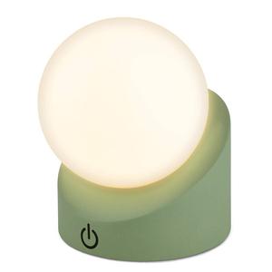 Настольная лампа на батарейках BRILO Sora, пластик - 1-пламенный - лаймово-зеленый