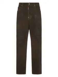 Прямые джинсы DSQUARED2, коричневый