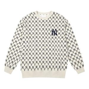 Толстовка MLB New York Yankees Retro Round Neck Unisex White, белый