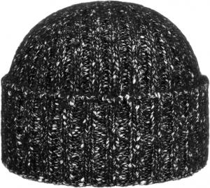 Шапка-бини Stetson Ravia с манжетой для женщин/мужчин - сделано в Италии, Black