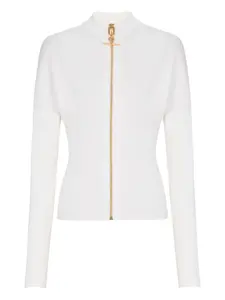 Кардиган на молнии Balmain, белый