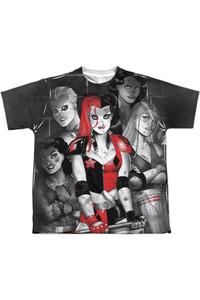 Футболка с коротким рукавом для подростков Batman Bad Girls Gildan, белый