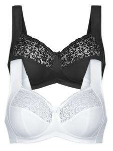 Бюстгальтер без косточек Anita 2er Pack Entlastungs BH Havanna, цвет Schwarz crystal