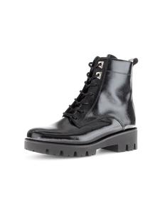 Ботинки со шнуровкой и застежкой-молнией черного цвета Gabor Comfort
