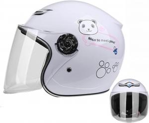 Шлем детский Koliyn с принтом, белый