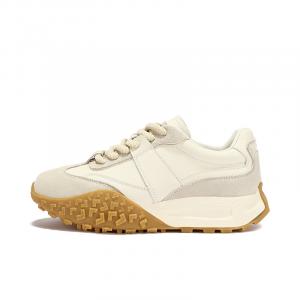 Высокие низкие кеды женские UBZ, цвет слоновая кость белый