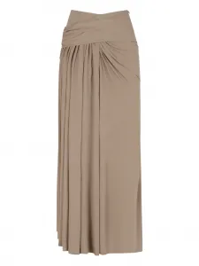 Драпированная макси-юбка Aiba Christopher Esber, бежевый