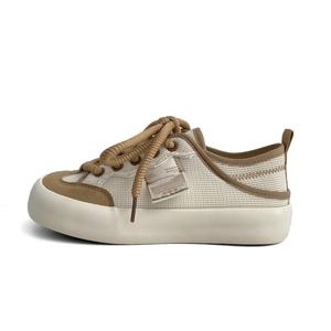 Низкие женские скейтерские кеды City camel, бежевый