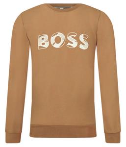 Толстовка Boss Kidswear Regular Fit, коричневый