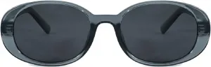 Модные овальные солнцезащитные очки Melrose Fashion в винтажном стиле, конфетные цвета, женские, стильные, для путешествий, Grey