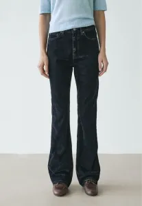 Джинсы-Клеш с высокой талией Massimo Dutti, Dark Blue