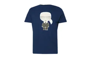 Футболка мужская темно-синяя Karl Lagerfeld, синий