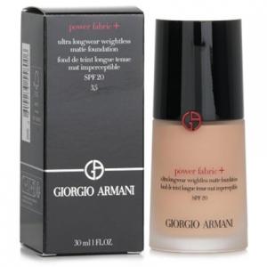 Power Fabric + Ultra Longwear Weightless Matte Foundation 3.5 SPF 20 30 мл 1 унция Giorgio Armani