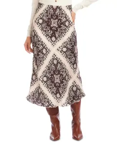 Юбка Мии, скроенная по косой Fifteen Twenty, мультиколор