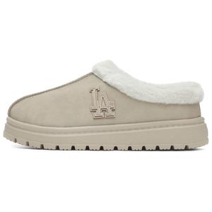 Кроссовки Los Angeles Dodgers Slip Resistant, Abrasion Resistant, Thermal Low top Casual Shoes Unisex Light Gray MLB, светло-серый