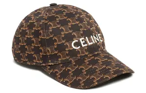 Бейсболка унисекс коричневая CELINE