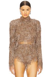 Топ Kata The Dolls House, brown