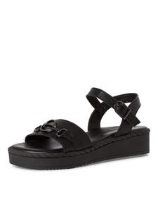 Сандалии на плоской подошве Tamaris, черный