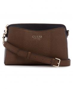 Небольшое плечо через плечо Lyndi с тремя отделениями для девушки GUESS